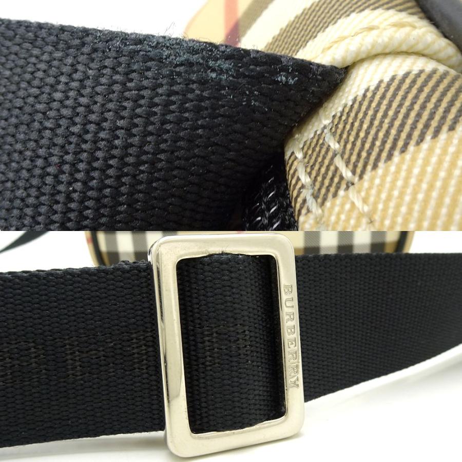 BURBERRY（バーバリー） ショルダーバッグ 斜め掛け PVC×レザー ノバ