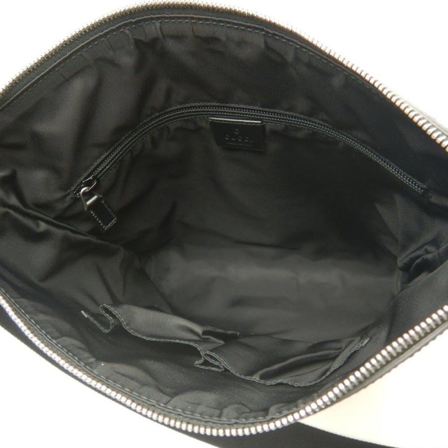 フミ　グッチ GGキャンバス レザー ブラック ショルダーバッグ ロゴ GUCCI グッチ ブラック 黒 GGキャンバス/レザー 33890 トート