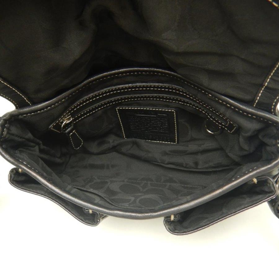 COACH コーチ 3683 ショルダーバッグ 斜め掛け レザー 黒 ブラック
