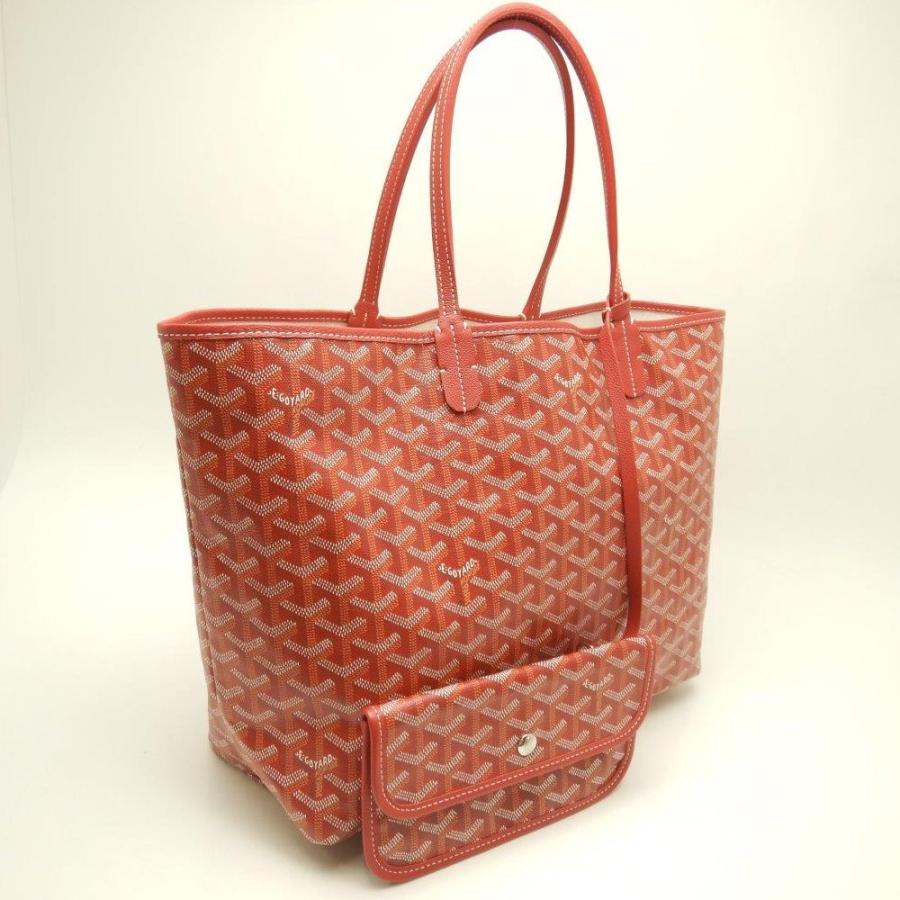 送料無料　GOYARD　ゴヤール バッグ トートバッグ サンルイ PM レッド 新品 並行輸入品 GOYARD（ゴヤール） サンルイPM トートバッグ ショルダーバッグ レッド