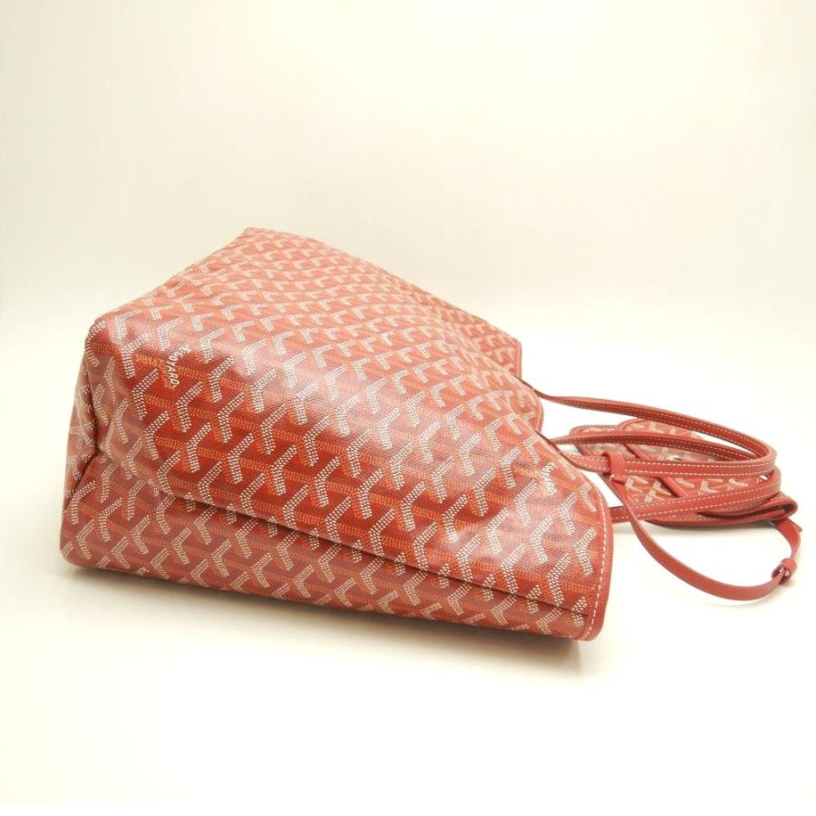 GOYARD（ゴヤール） ☆未使用 サンルイPM PVC×レザー 赤 レッド トート