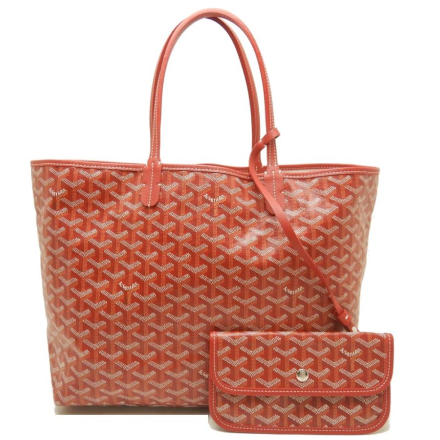 GOYARD（ゴヤール） ☆未使用 サンルイPM PVC×レザー 赤 レッド トート