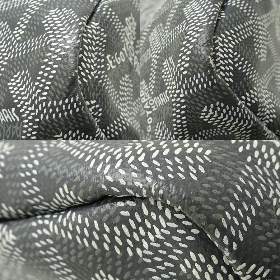 GOYARD（ゴヤール） サンルイPM PVC×レザー グレー トートバッグ