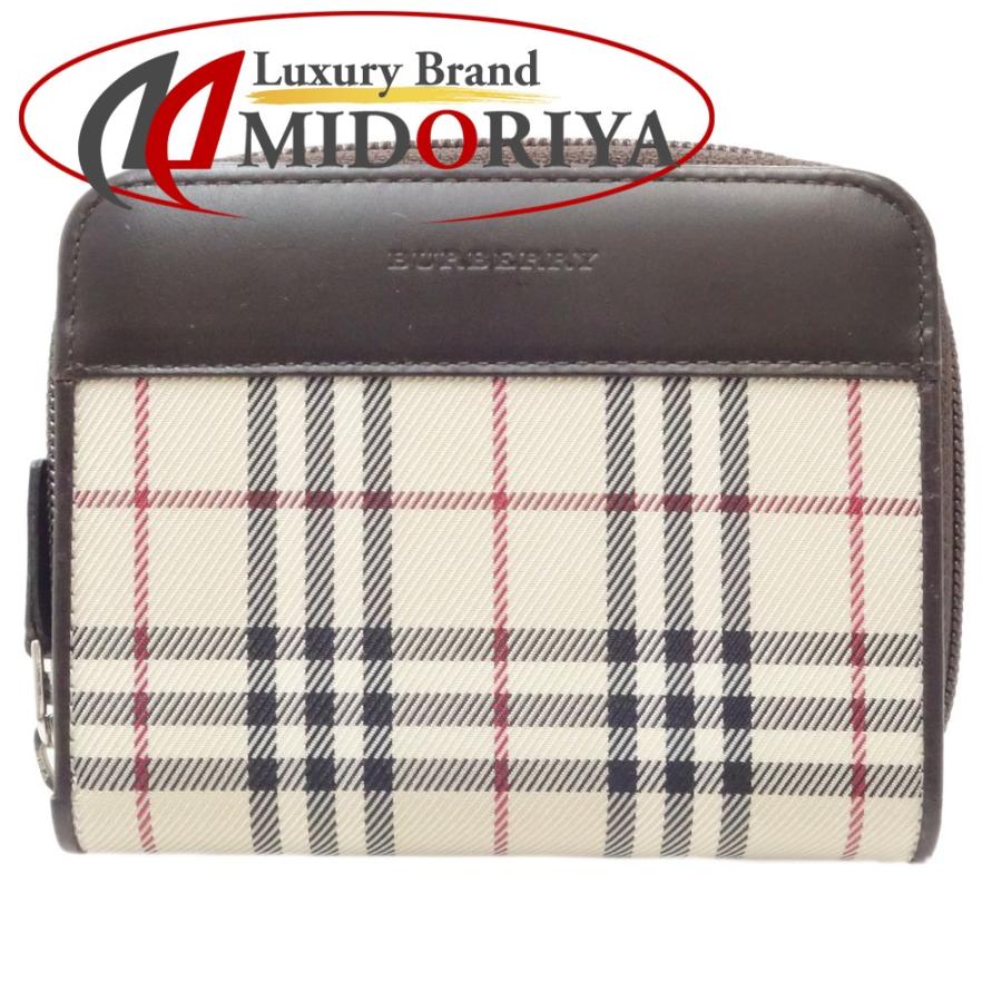 ☆BURBERRY☆財布☆ BURBERRY（バーバリー） ラウンドファスナーミニウォレット 二つ折り