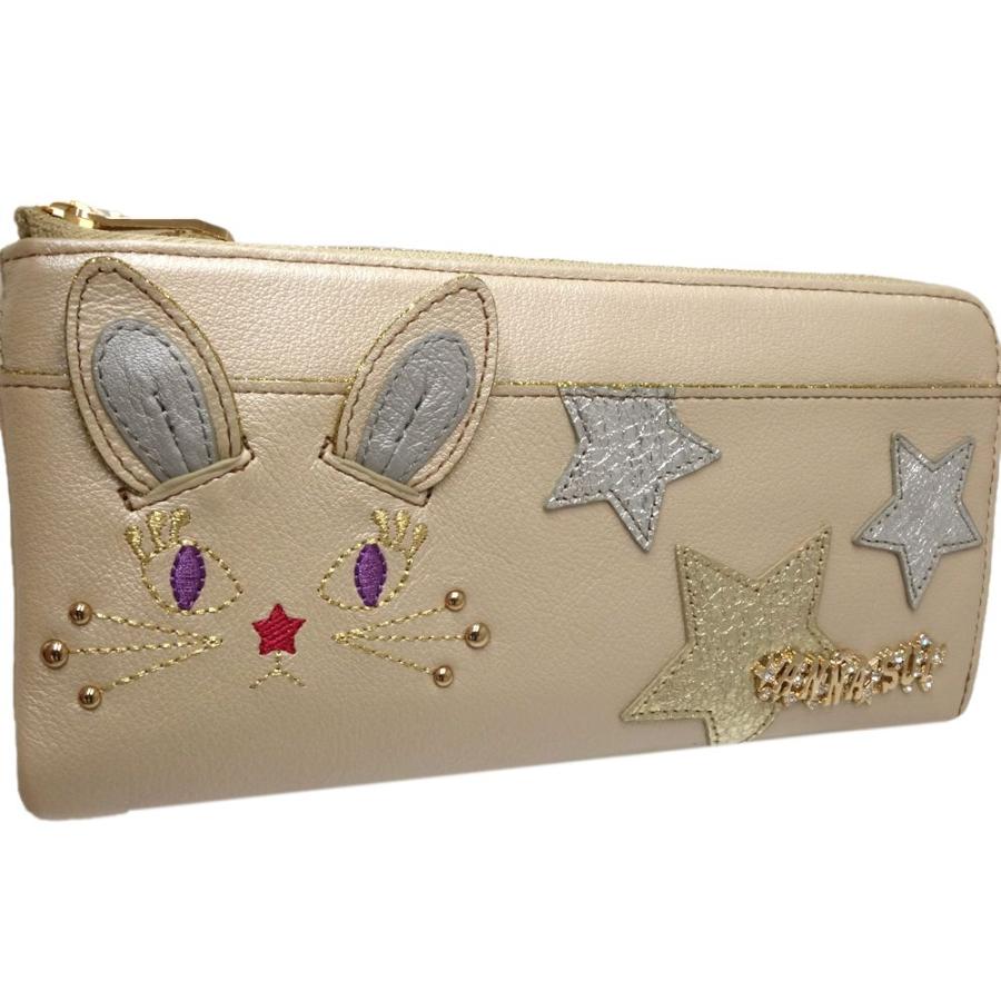 ANNA SUI アナスイ L字ファスナーロングウォレット ウサギ ANNA SUI アナスイ L字ファスナーロングウォレット ウサギ