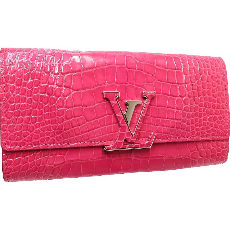 LOUIS VUITTON ルイヴィトン ポルトフォイユ カプシーヌ ロング