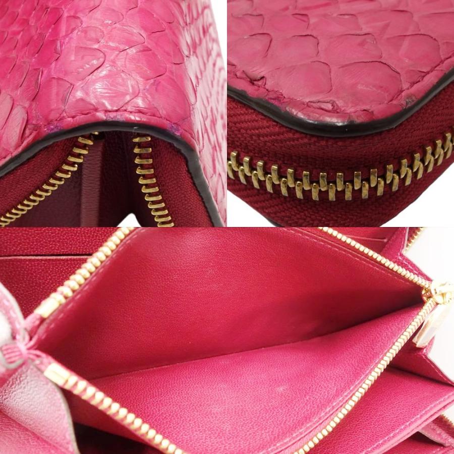LOUIS VUITTON ルイヴィトン 長財布 N92561 ジッピーウォレット エキゾチック パイソン ハイビスカス/180404【中古】 LOUIS VUITTON（ルイ・ヴィトン） 長財布 ジッピーウォレット N92561