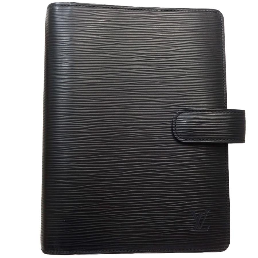 LOUIS VUITTON アジェンダ エピ黒　スケジュール帳カバー LOUIS VUITTON（ルイ・ヴィトン） エピ 手帳カバー アジェンダMM
