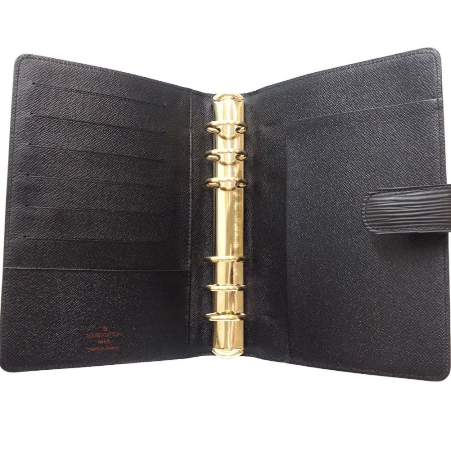 ルイヴィトン R20042 手帳カバー ノワール  LOUIS VUITTON システム手帳カバー エピ LOUIS VUITTON - ルイヴィトン R20042 手帳カバー ノワール LOUIS