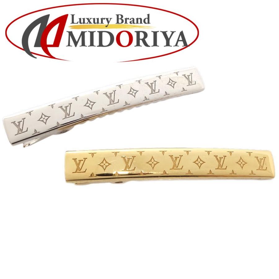 ほぼ未使用♡ルイヴィトンヘアアクセサリーゴールドシルバー2点セット