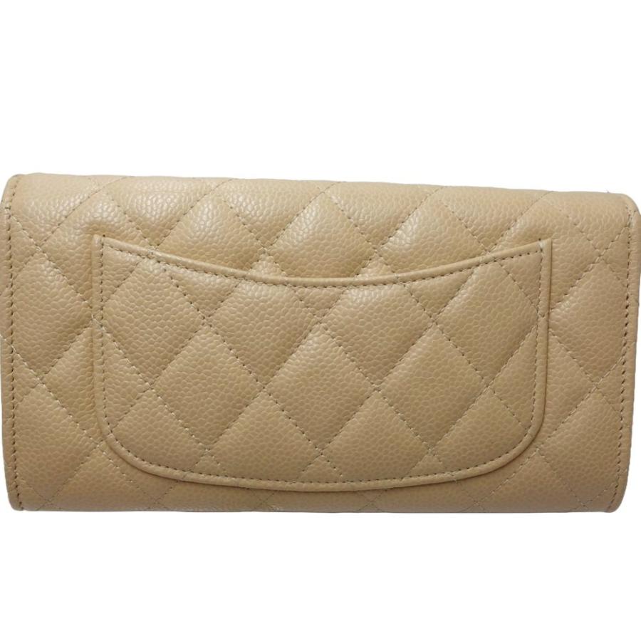 明日着 限定カラー♪ 白xキャビア マトラッセ ZIP 長財布 CHANEL 