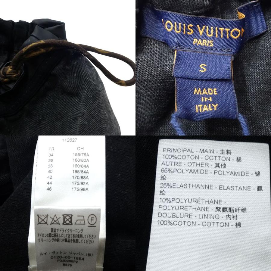 LOUIS VUITTON ルイヴィトン ワンピース スキューバトリム ジャージドレス 1AFFD2 Sサイズ グレー ブラック/180642【中古】_8