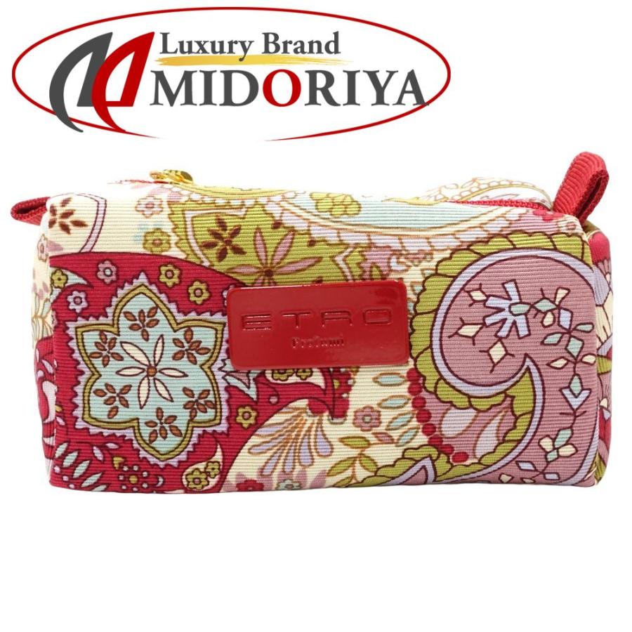 ETRO（エトロ） ポーチ ペイズリー柄 キャンバス マルチカラー/180792