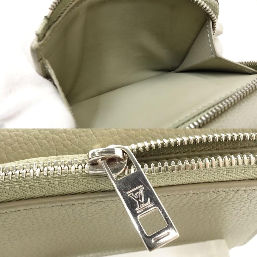 ルイヴィトン アエログラム ポルトフォイユ パイロット カーキ 三