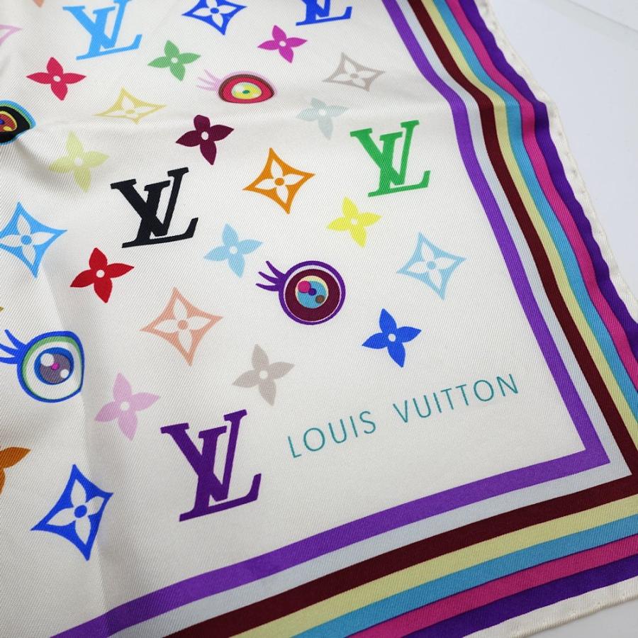 LOUIS VUITTON ルイヴィトン スカーフ アイラブモノグラム 村上隆 