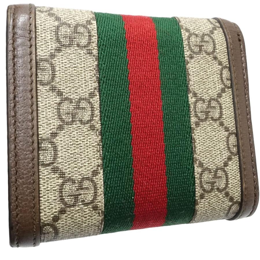 GUCCI グッチ 二つ折り財布 オフディア GGコンパクトウォレット GUCCI グッチ 二つ折り財布 オフディア GGコンパクトウォレット
