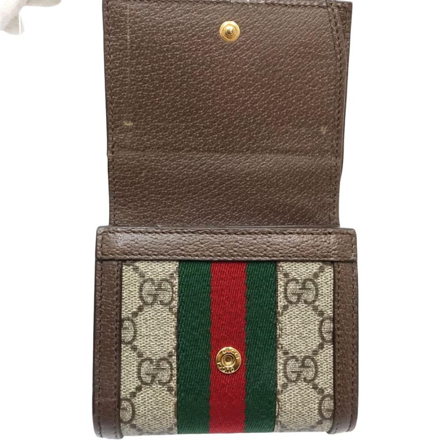 GUCCI グッチ 二つ折り財布 オフディア GGコンパクトウォレット GUCCI グッチ 二つ折り財布 オフディア GGコンパクトウォレット