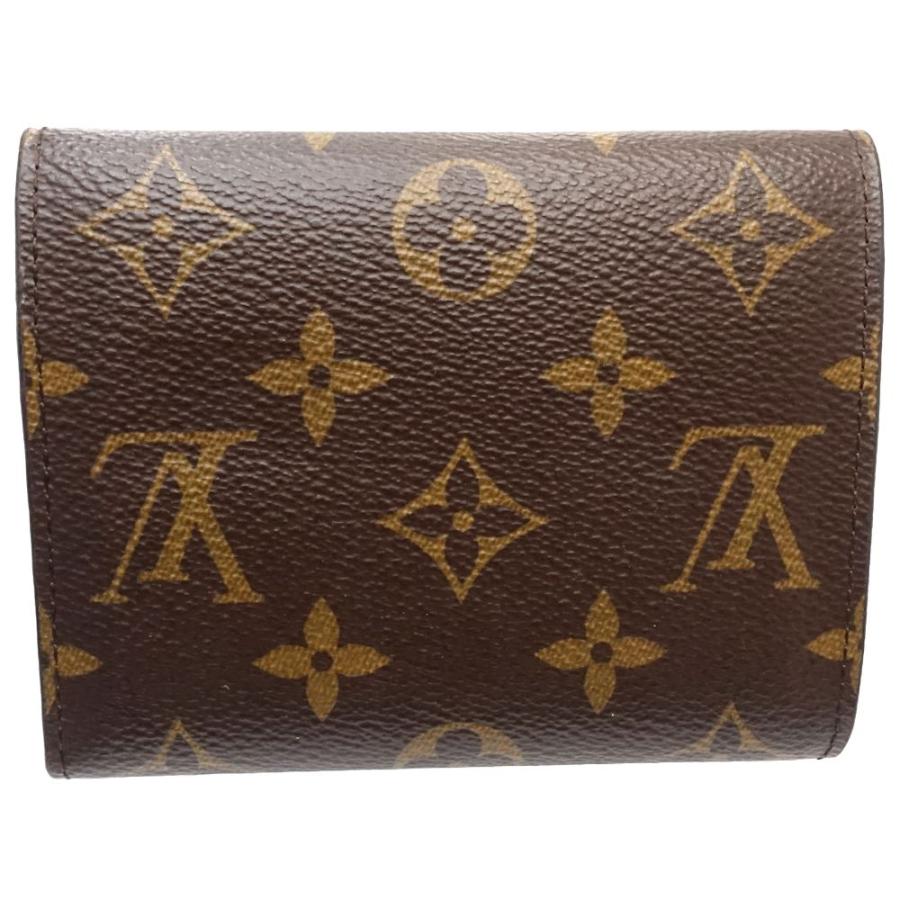 LOUIS VUITTON ルイヴィトン モノグラム 三つ折り財布 M62472 ポルトフォイユ ヴィクトリーヌ ブラウン/181072【中古】 181072_2.jpg