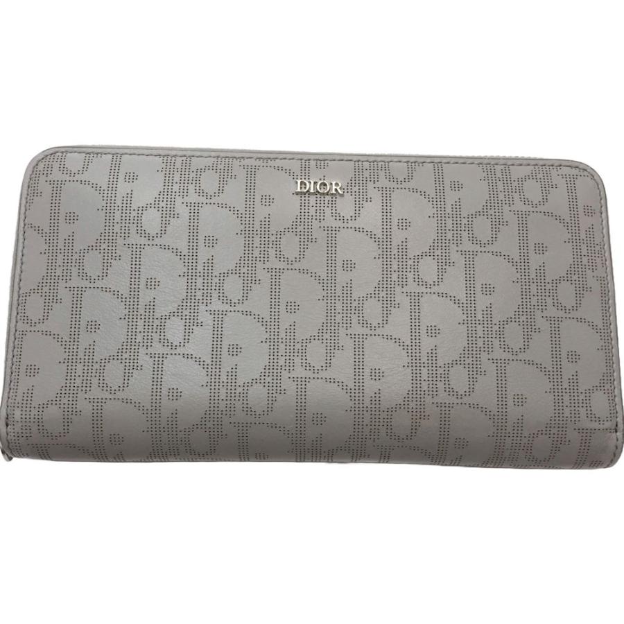 Dior ロングジップウォレット オブリーク　ジャガード 楽天市場】DIOR ディオール 【美品】ディオール オブリーク ジャ