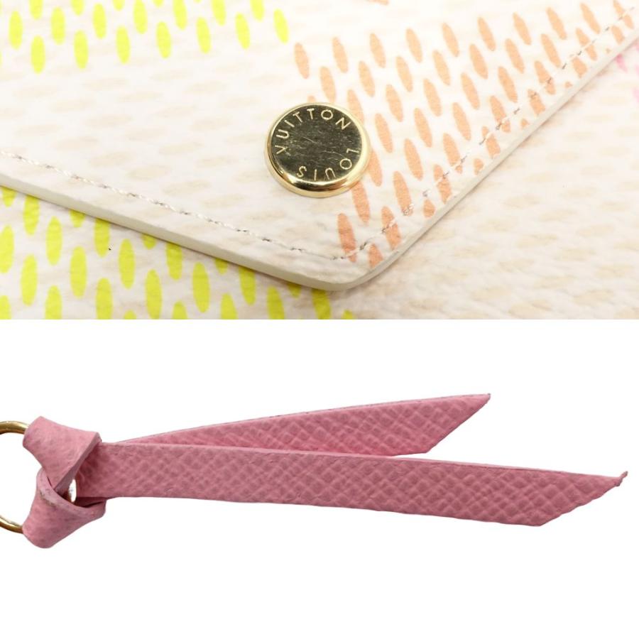 ルイヴィトン LOUIS VUITTON ポルトフォイユ・ヴィクトリーヌ ダミエ リシャス ペッシュ　N40638 ホック開閉式三つ折り財布 LOUIS VUITTON（ルイ・ヴィトン） ポルトフォイユ・ヴィクトリーヌ