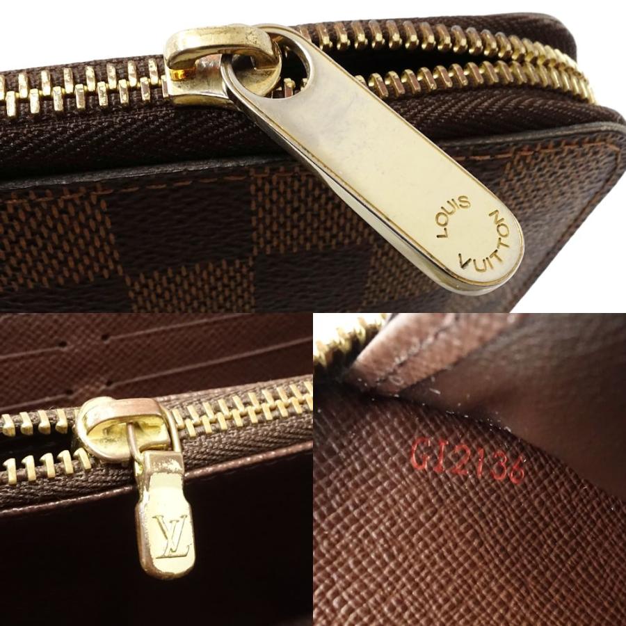 LOUIS VUITTON ルイヴィトン ダミエ 長財布 ジッピーウォレット N60015  