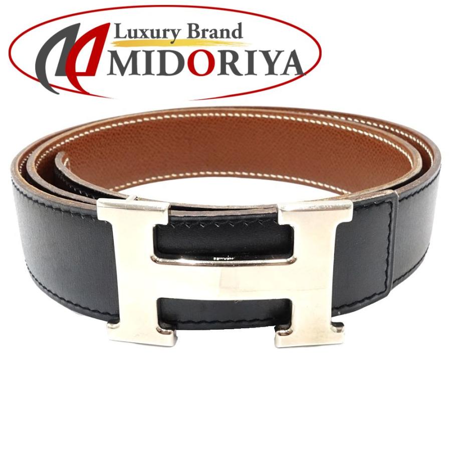 HERMES（エルメス） ベルト Hベルト 85 □F刻印 ボックスカーフ