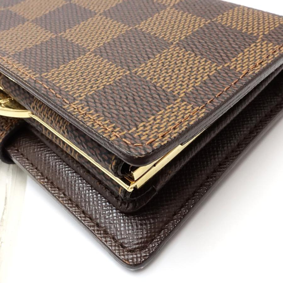 LOUIS VUITTON(ルイヴィトン) 2つ折り財布 ダミエ ポルトモネビエヴィエノワ N61664 エベヌ ルイ ヴィトン ダミエ LOUIS VUITTON ルイヴィトン ダミエ ポルト モネ