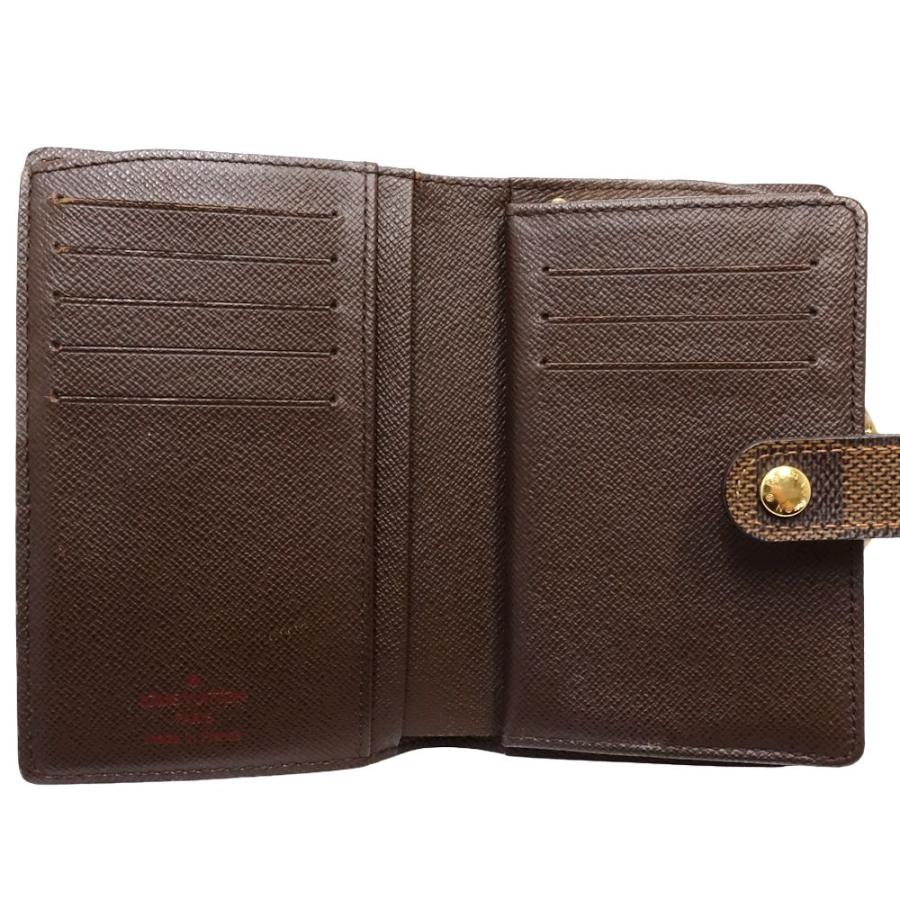LOUIS VUITTON(ルイヴィトン) 2つ折り財布 ダミエ美品  ポルト モネ・ビエ ヴィエノワ N61664 エベヌ LOUIS VUITTON ルイヴィトン ダミエ ポルトモネ・ビエヴィエノワ 2