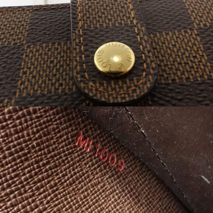 LOUIS VUITTON（ルイ・ヴィトン） ダミエ 二つ折り財布 ポルトモネ 