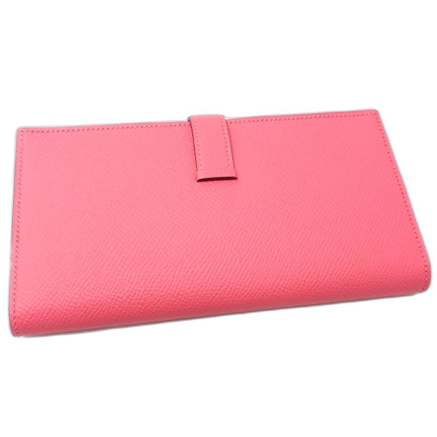 HERMES エルメス 長財布 ベアンスフレ C刻印 ヴォーエプソン ピンク/181207 ☆未使用の画像