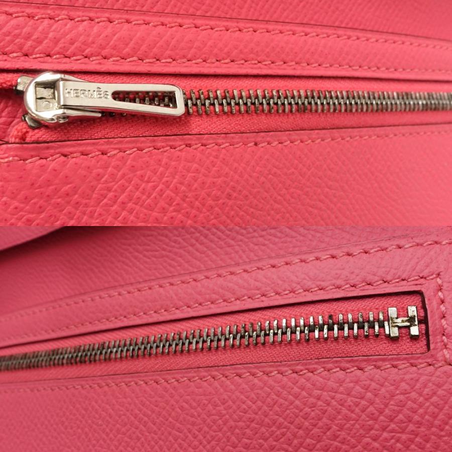 HERMES エルメス 長財布 ベアンスフレ C刻印 ヴォーエプソン ピンク/181207 ☆未使用の画像