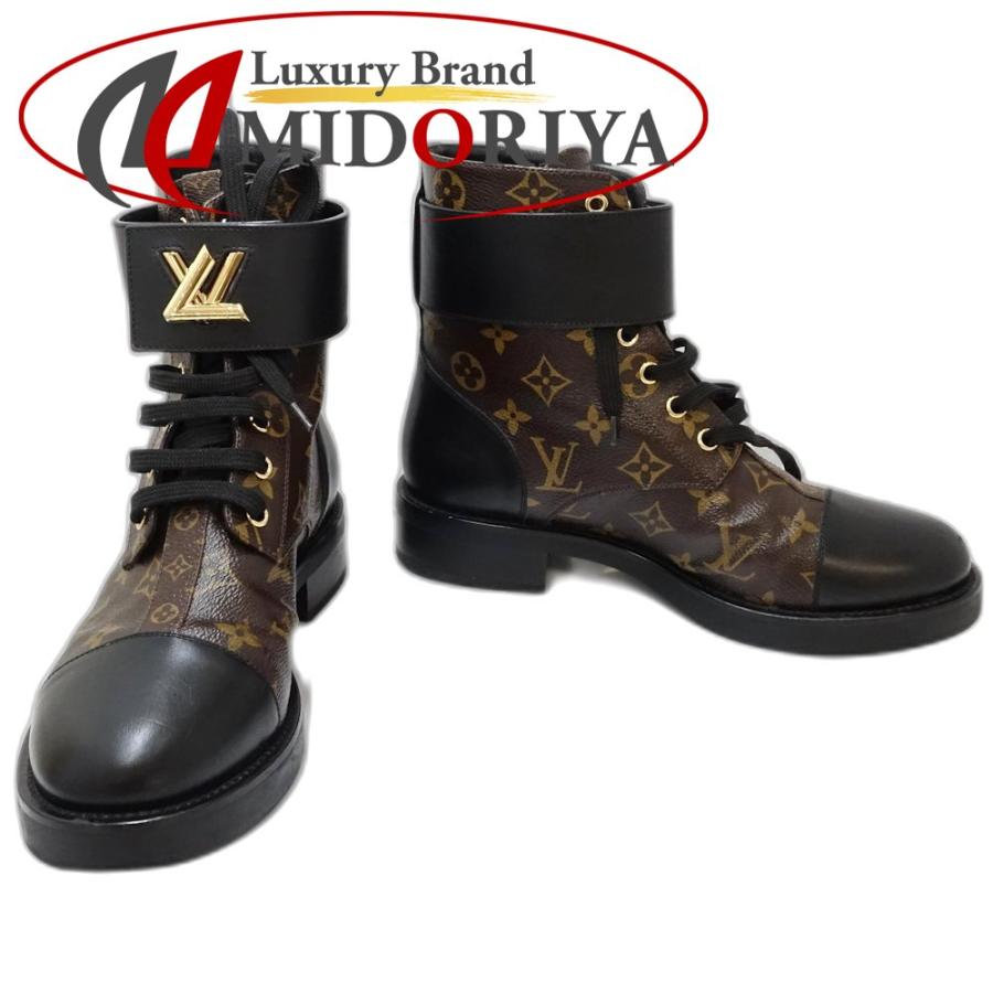 【高橋】Louis Vuittonモノグラム レースアップブーツ LOUIS VUITTON ルイヴィトン モノグラム ブーツ レースアップ