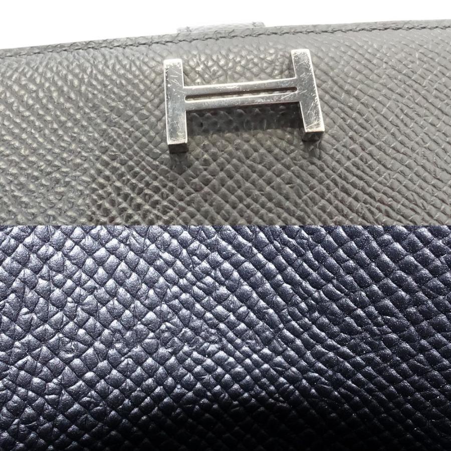 HERMES エルメス 二つ折り財布 ベアンコンパクト U刻印 ヴォーエプソン