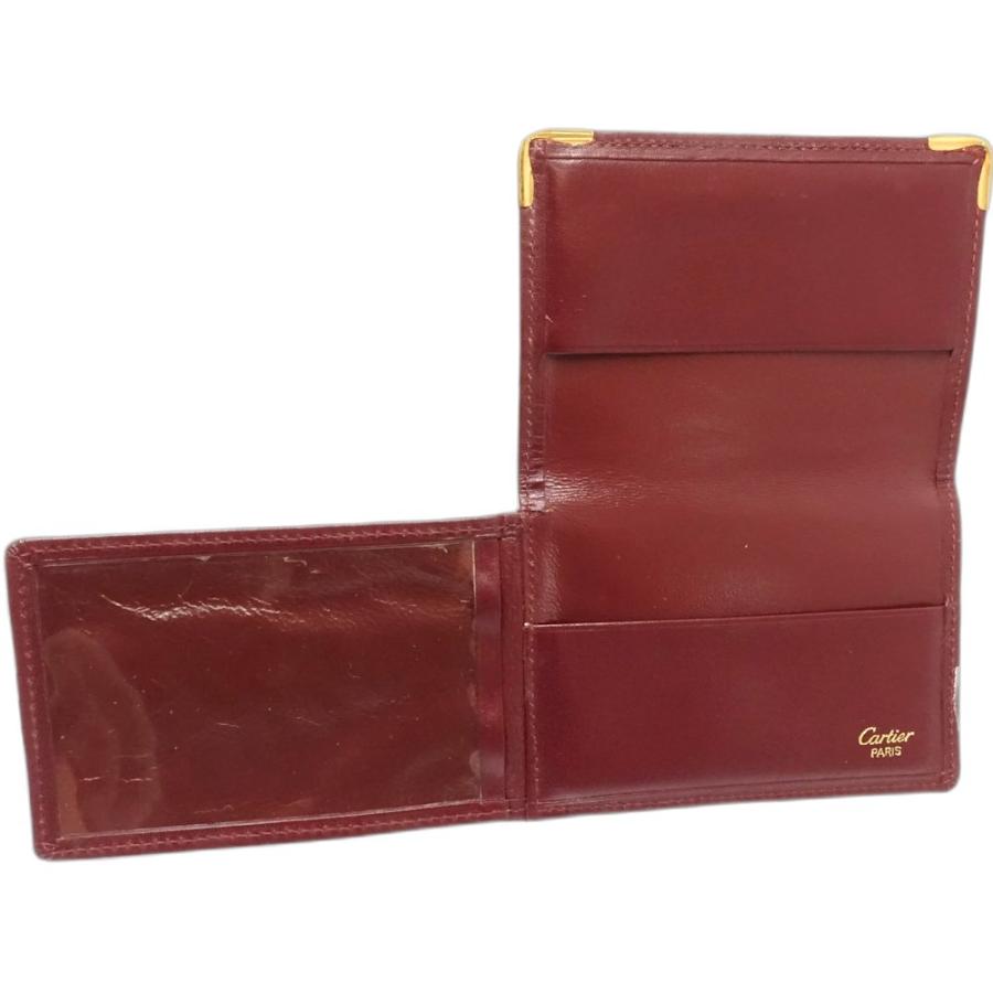 Cartier（カルティエ） パスケース マストライン カードケース レザー