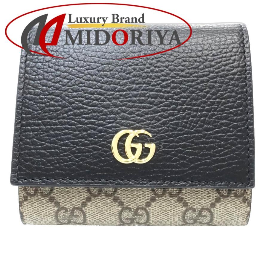 GUCCI（グッチ） 二つ折り財布 コンパクトフラップウォレット 598587