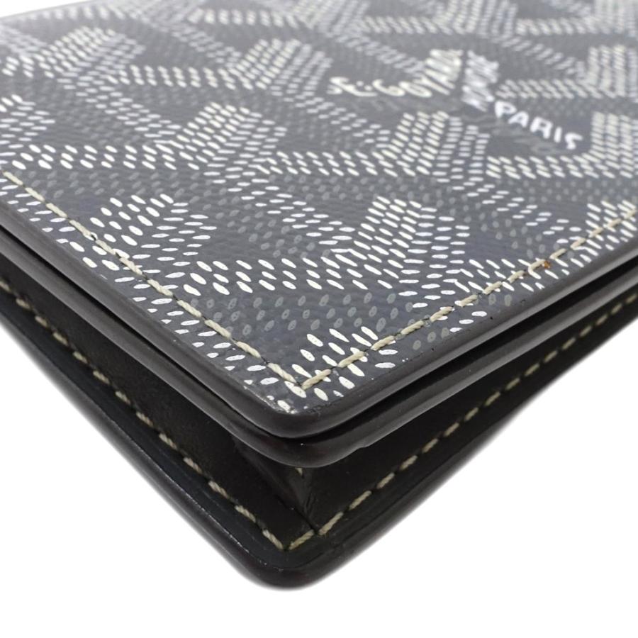 GOYARD（ゴヤール） カードケース マルゼルブ PVC グレー/181359【中古