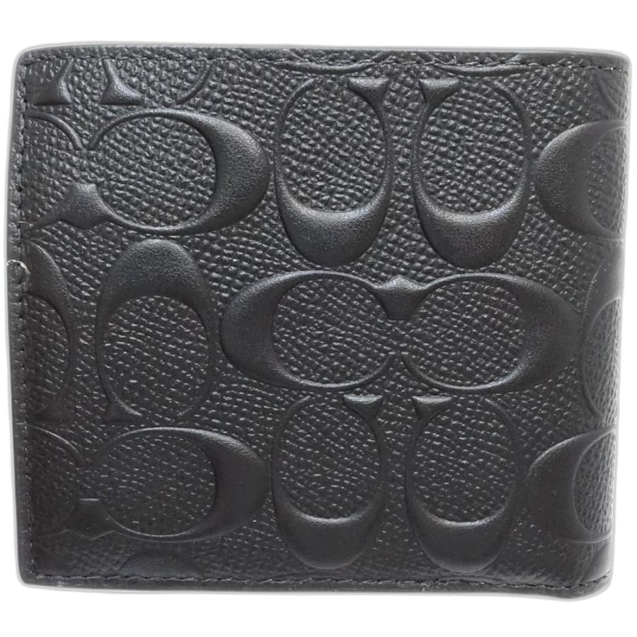COACH（コーチ） 二つ折り財布 シグネチャー コンパクトフラップ