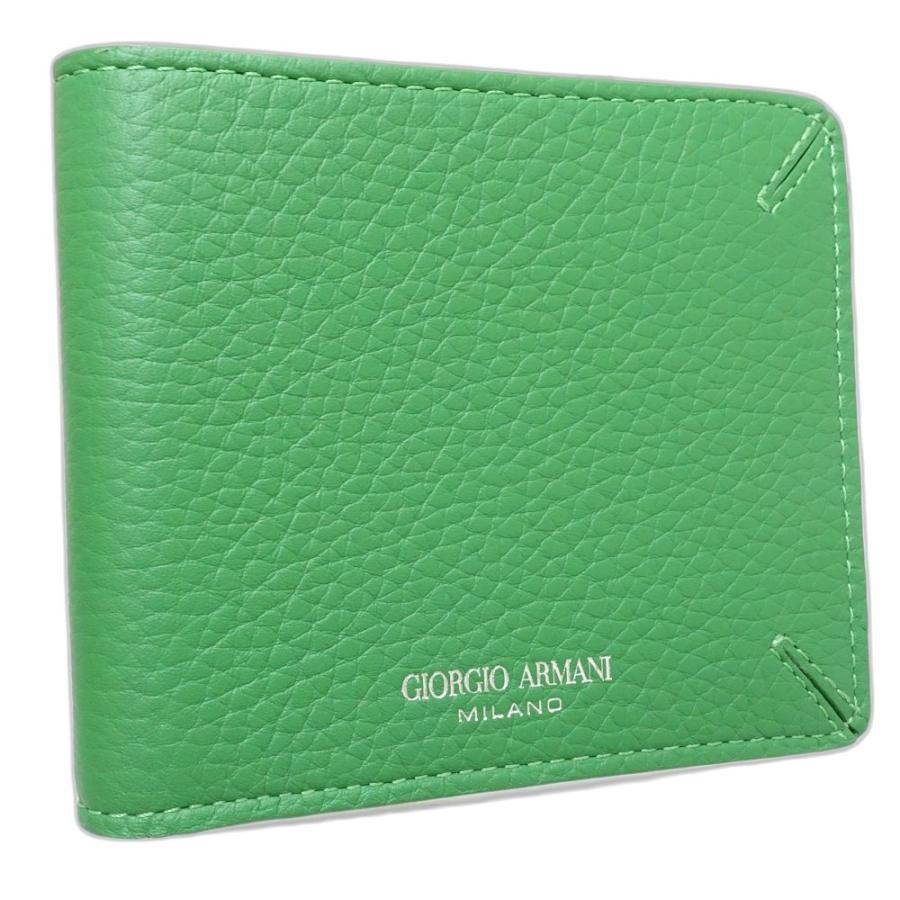 ジョルジオ・アルマーニ　2つ折り財布 GIORGIO ARMANI ジョルジオアルマーニ 二つ折り財布 コンパクト