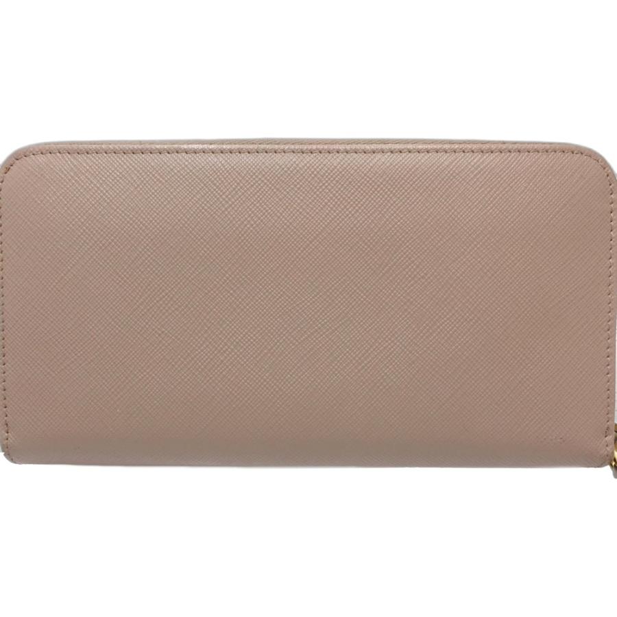 PRADA プラダ ラウンドファスナー 長財布　ベージュ プラダ 財布 ラウンドファスナー 長財布 サフィアーノ チプリア