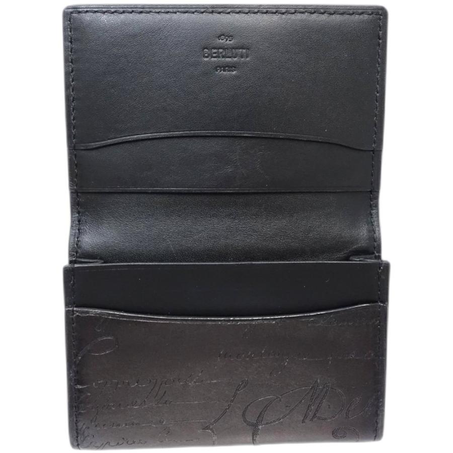 Berluti ベルルッティ 名刺入れ スクリットカリグラフィ カーフ