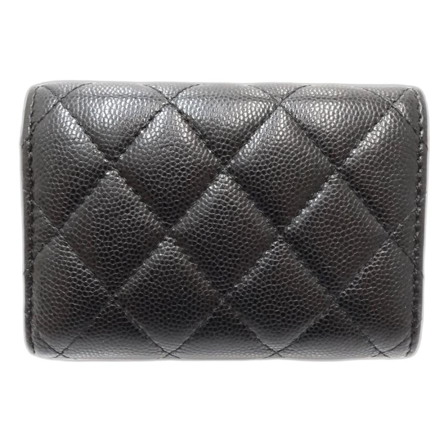 CHANEL シャネル 三つ折り財布 マトラッセ クラシック スモール  