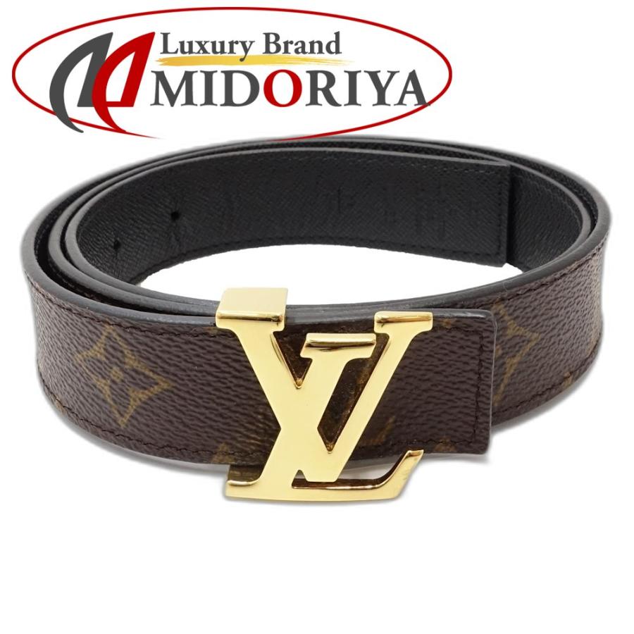 良品 ルイヴィトン モノグラム サンチュール ベルト ゴールド金具 ブラウン. LOUIS VUITTON ルイヴィトン モノグラム ベルト サンチュールLV