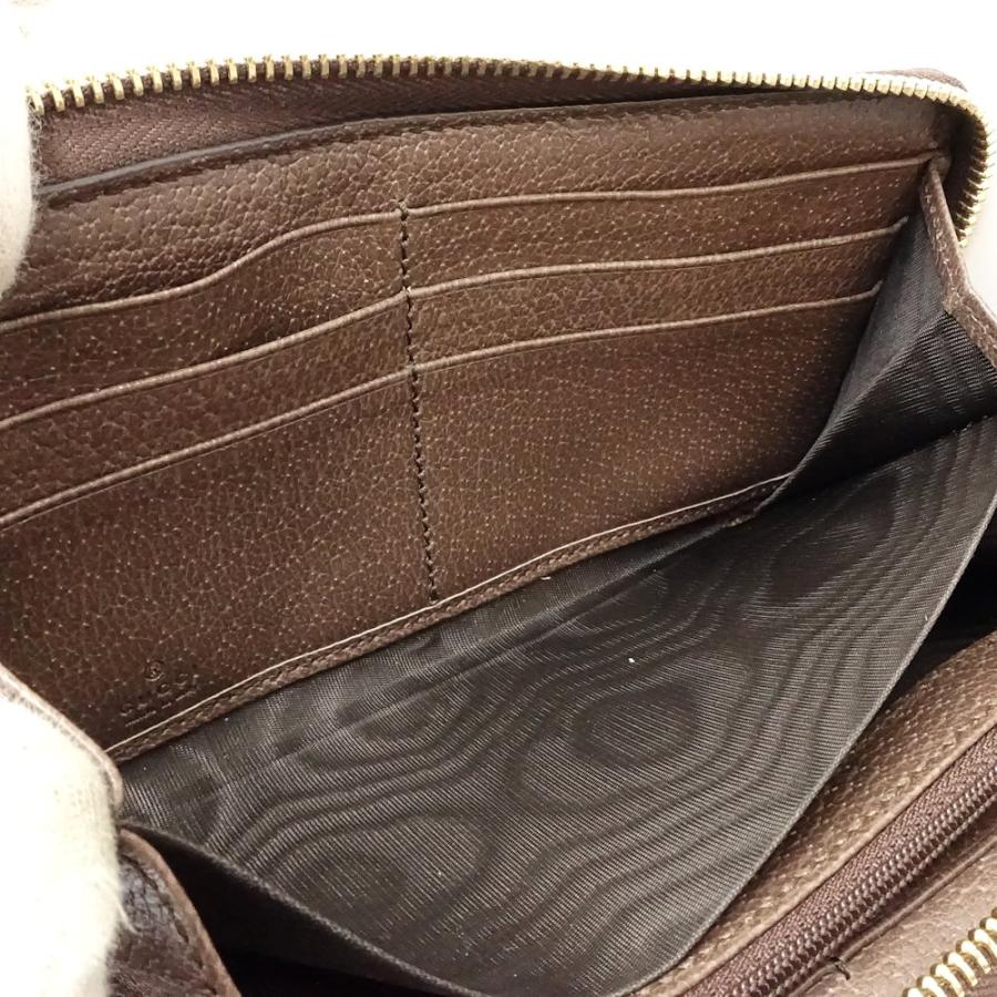 GUCCI 【中古】GUCCI グッチ 長財布 523154 ジップアラウンド  