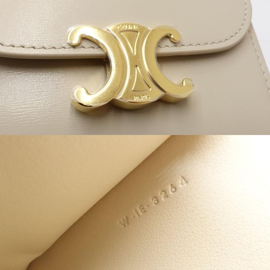 CELINE 【中古】CELINE セリーヌ 三つ折り財布 W1E-3264 トリオンフ  