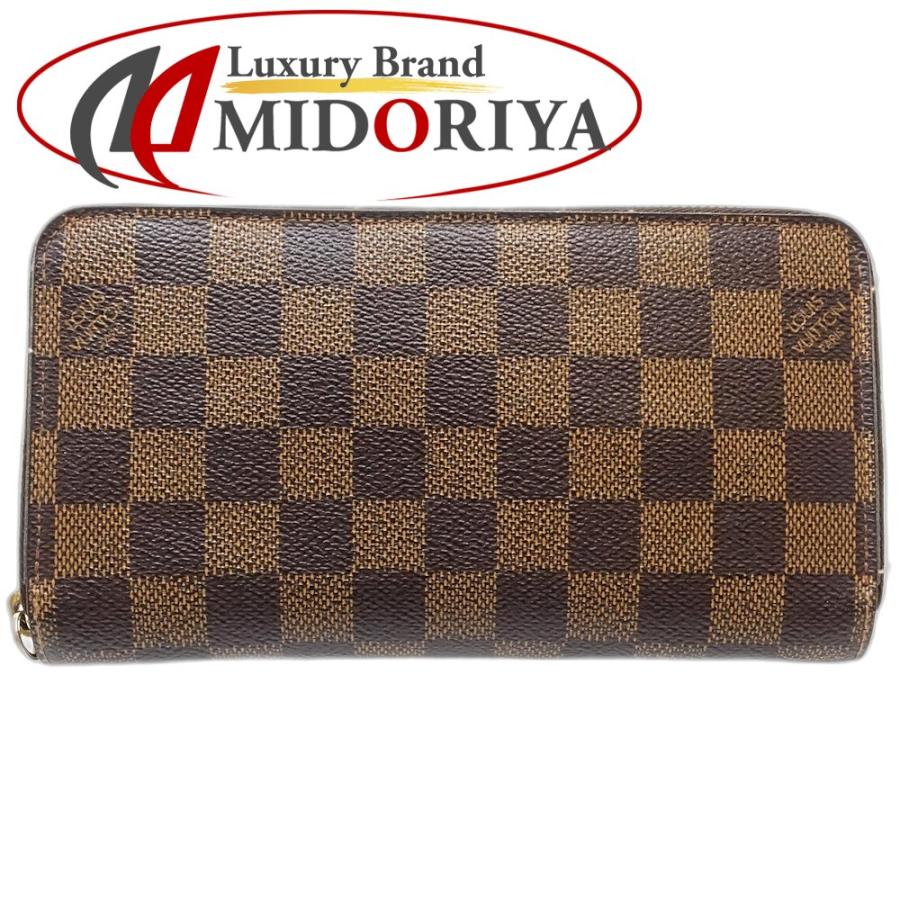 中古】LOUIS VUITTON ルイヴィトン ダミエ 長財布 M60015 ジッピー  