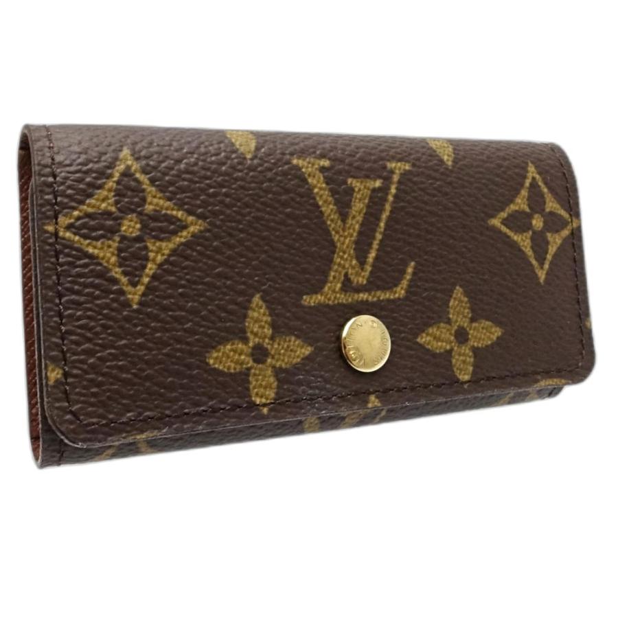 ルイヴィトン N62631 キーケース ブラウン  LOUIS VUITTON ミュルティクレ４ ダミエ Louis Vuitton / ルイヴィトン | ダミエ ミュルティクレ4 キーケース