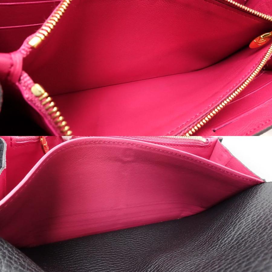 【中古】LOUIS VUITTON ルイヴィトン 長財布 M61248 ポルトフォイユ カプシーヌ トリヨンレザー ノワール レディース /181738 LOUIS VUITTON（ルイ・ヴィトン） 【中古】LOUIS VUITTON 長財布
