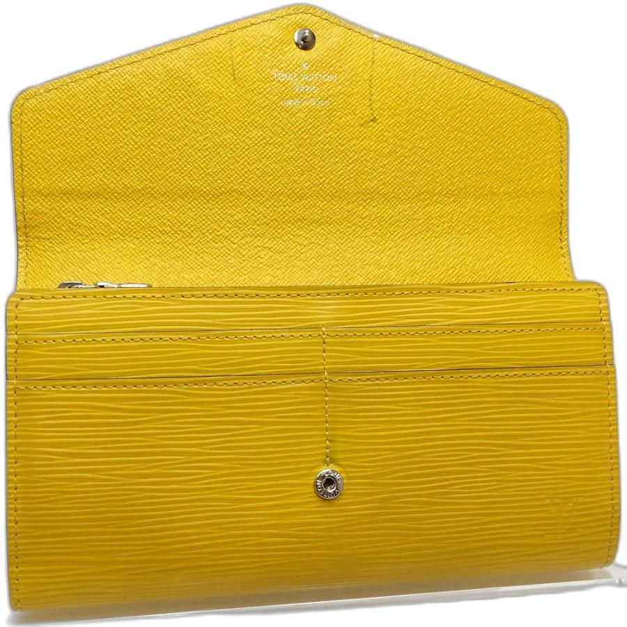 中古】LOUIS VUITTON ルイヴィトン エピ 長財布 M60589 サラ ミモザ