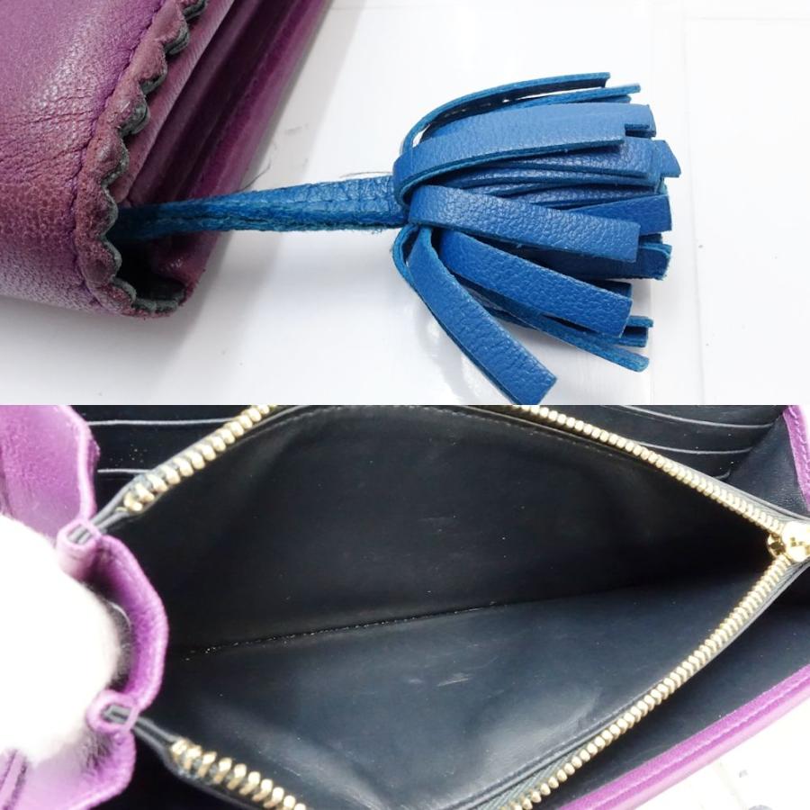 LOEWE（ロエベ） 【中古】LOEWE 長財布 101111 ラウンドファスナー