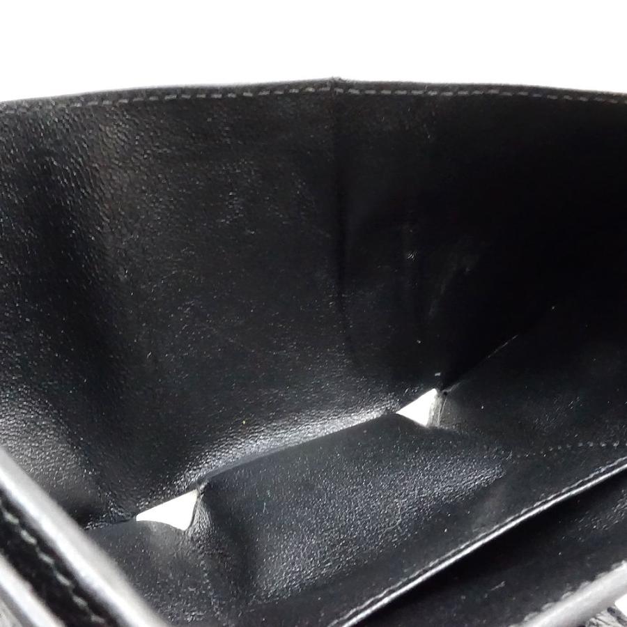 【中古】BALENCIAGA バレンシアガ 三つ折り財布 954312 キャッシュミニウォレット カーフ ブラック レディース /181859